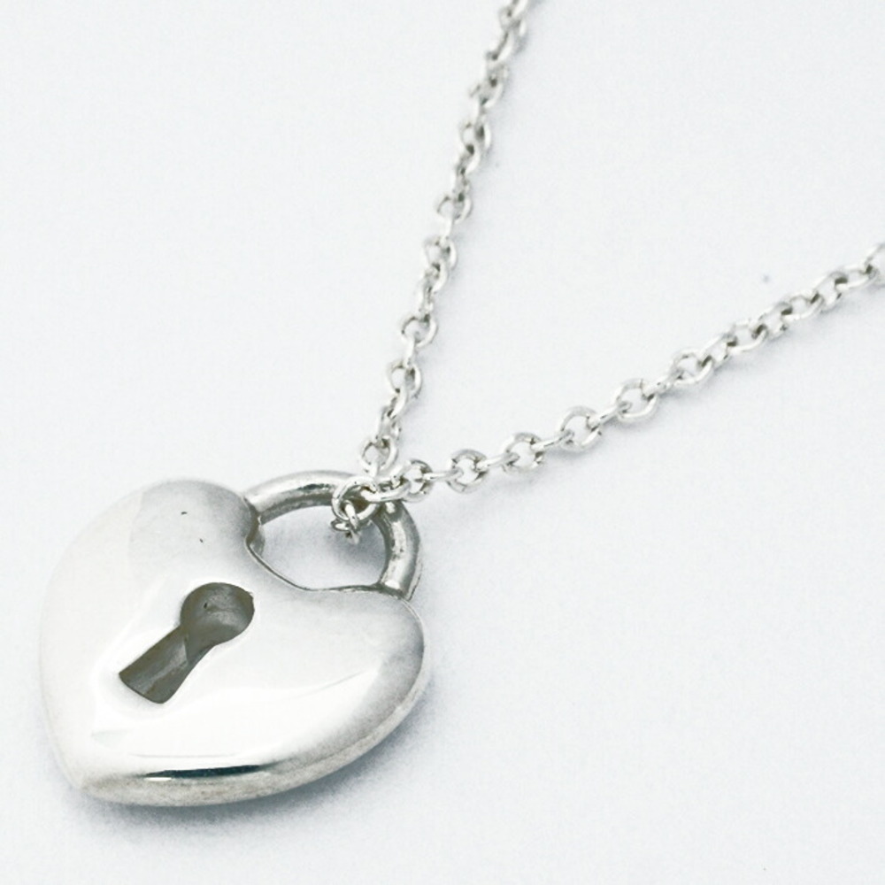 Tiffany Heart Lock Silver Pendant